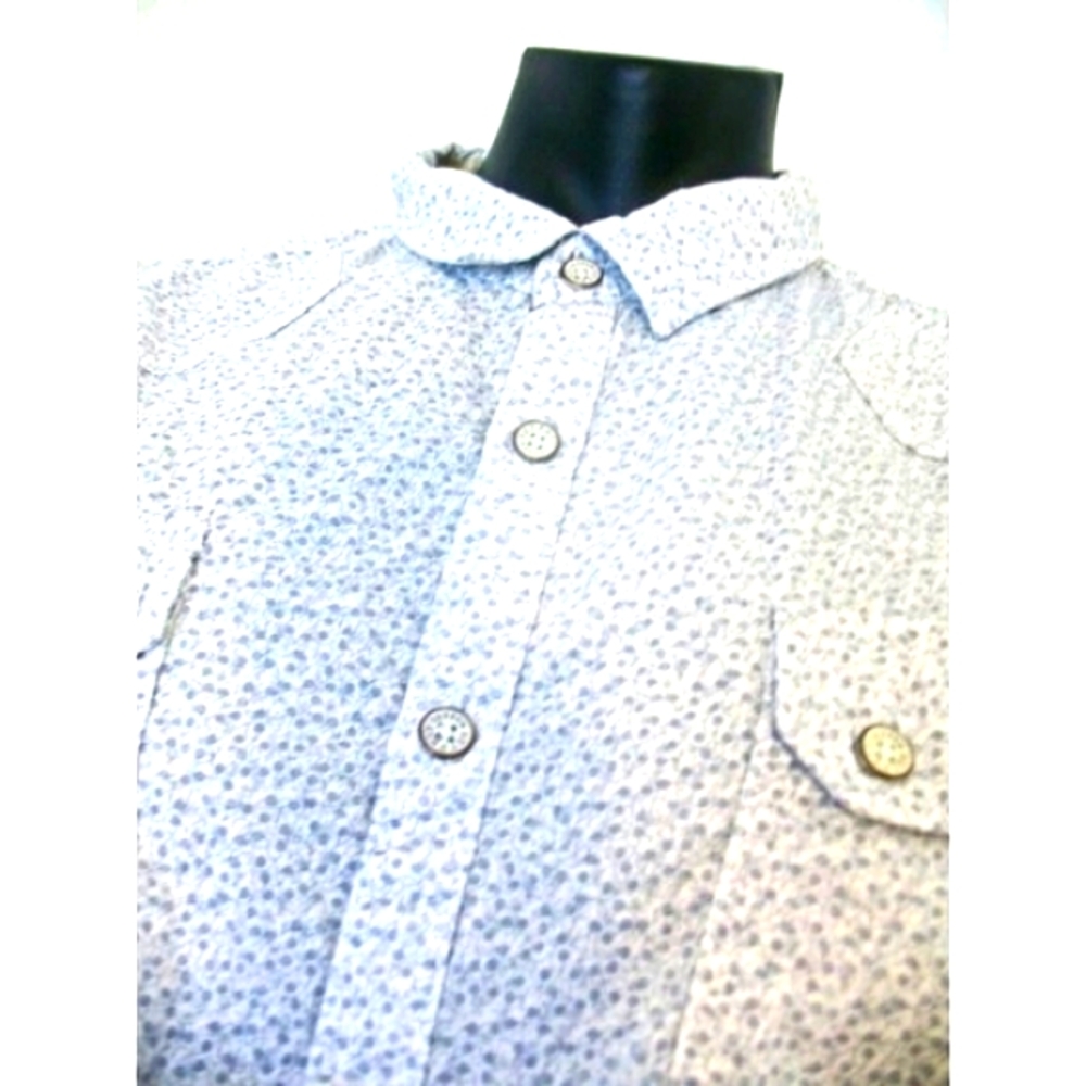 Vtg  OUTPOST MAKERS Western button down PATTERNED Button Dn Shirt 2XL